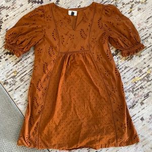 Terra cotta boho dress